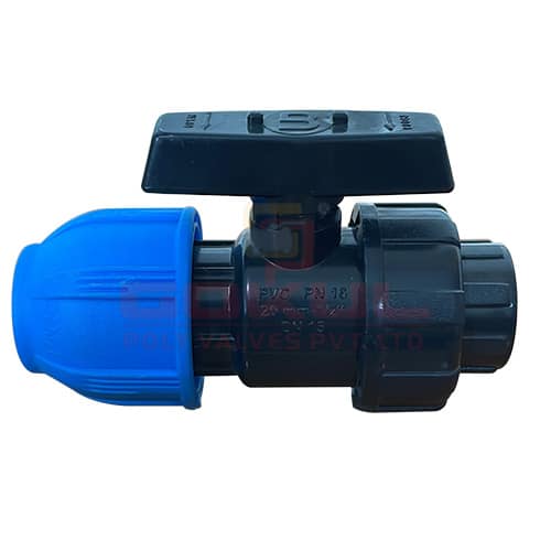20MM OD COMP. BALL VALVE- MDPE PIPE FITTINGS