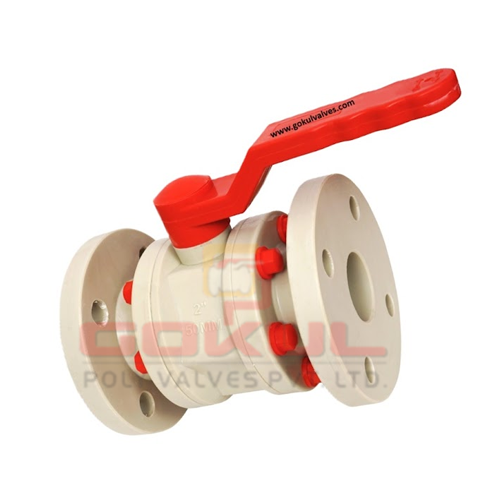 PPH Ball Valve Flanged End Manufacturer