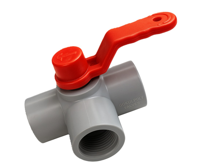 3 Way Ball Valve -Long handle