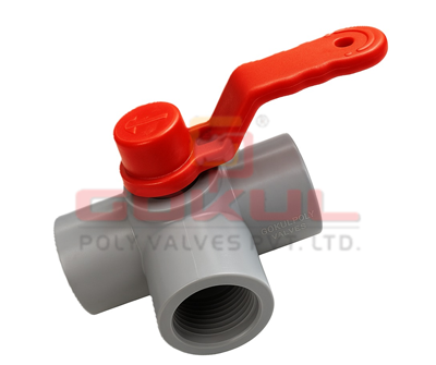 3 Way Ball Valve -Long handle