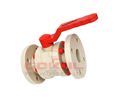 PPH Ball Valve Flanged End Manufacturer